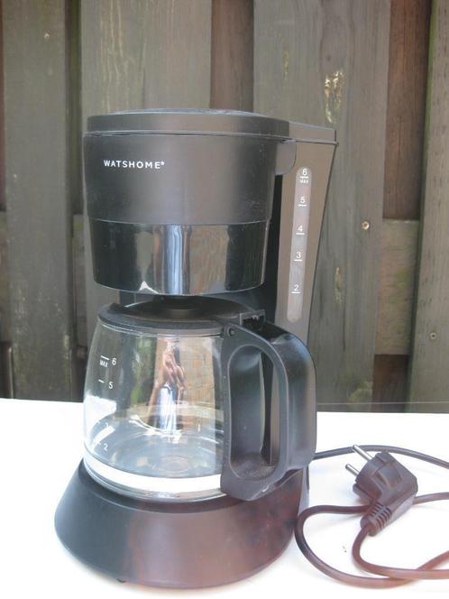 Watshome Koffiezetapparaat 6 kopjes, Witgoed en Apparatuur, Koffiezetapparaten, Gebruikt, Gemalen koffie, Overige modellen, 4 tot 10 kopjes