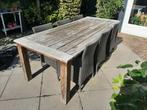 Teak tuinmeubilair, Ophalen, Gebruikt, Eettafel, 6 zitplaatsen