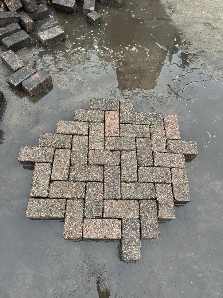 Betonklinkers Heide-Paars 260 m², Tuin en Terras, Tegels en Klinkers, Gebruikt, Klinkers, Beton, 10 m² of meer, Ophalen of Verzenden