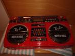 Lasonic i931 Boom box Ray Ban edition, Ophalen of Verzenden, Zo goed als nieuw, Rood