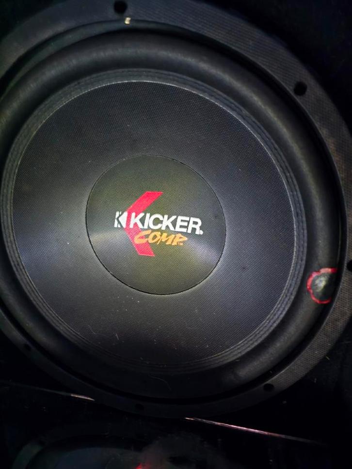 Kicker CompVR 10" Subwoofer - Krachtige Bass, Auto diversen, Autospeakers, Gebruikt, Ophalen of Verzenden