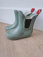 Te koop groene regenlaarsjes maat 21, Kinderen en Baby's, Babykleding | Schoentjes en Sokjes, Gebruikt, Jongetje of Meisje, Laarsjes