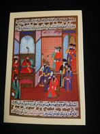 Kunstkaart Turkse Miniatuur Hofhouding, Ophalen of Verzenden, 1980 tot heden, Ongelopen, Cultuur en Media