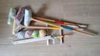 Croquet spel, Drie of vier spelers, Ophalen of Verzenden, Zo goed als nieuw