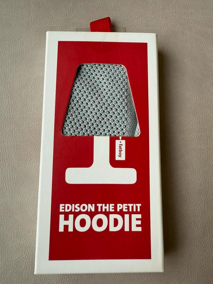 Nieuw: hoesje voor lampje Edison the petit (Fatboy), Huis en Inrichting, Lampen | Lampenkappen, Nieuw, Rond, Grijs, Ophalen of Verzenden