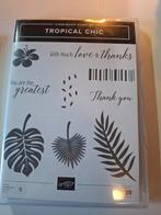Stampin up stempelset, stansen en dsp: tropical chic, Ophalen of Verzenden, Zo goed als nieuw