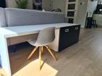 Smastad bureau met lade en stoeltje, Huis en Inrichting, Bureaus, Ophalen, Gebruikt