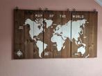 3-luik Map of the World, 175x100cm, Huis en Inrichting, Woonaccessoires | Wanddecoraties, Ophalen
