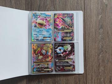 Pokémon EX kaarten in map beschikbaar voor biedingen