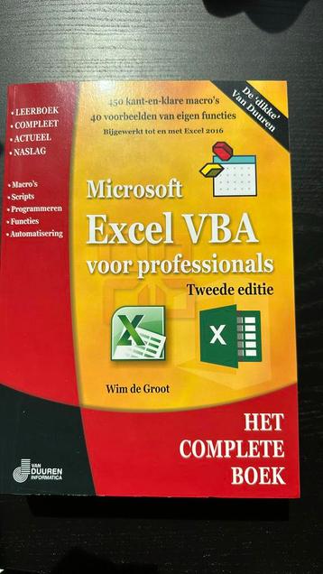Wim de Groot - Excel VBA voor professionals beschikbaar voor biedingen