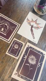 Posters atelier madeleef, Ophalen, Zo goed als nieuw, A1 t/m A3, Rechthoekig Staand