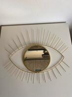 Gouden spiegel oog, Minder dan 50 cm, Ophalen of Verzenden, Zo goed als nieuw, Minder dan 100 cm