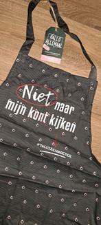 Nieuwe kookschort...Niet naar mn kont kijken Deze is NIEUW!, Ophalen of Verzenden, Zo goed als nieuw
