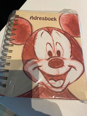 Groot Disney Mickey Mouse adresboek nieuw