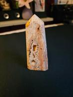 Lace agaat punt obelisk, Ophalen of Verzenden, Mineraal