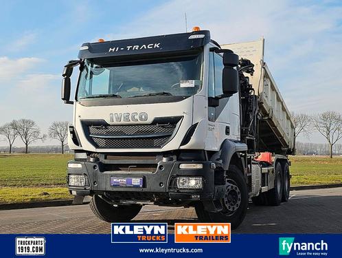IVECO AT260T45 TRAKKER hiab xs144, Auto's, Vrachtwagens, Bedrijf, Te koop, ABS, Airconditioning, Cruise Control, Traction-control