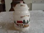 Masons mason christmas village voorraadpot uniek kerst, Overige typen, Nieuw, Ophalen of Verzenden, Wedgwood