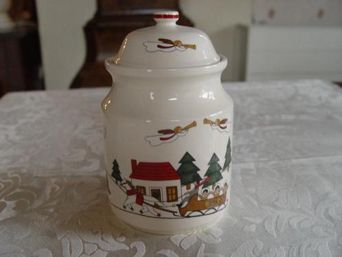 Masons mason christmas village voorraadpot uniek kerst, Huis en Inrichting, Keuken | Servies, Nieuw, Overige typen, Wedgwood, Aardewerk