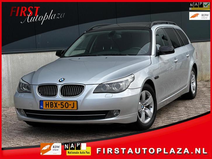 BMW 5-serie Touring 523i Executive AUTOMAAT PANO/NAVI/LEDER/, Auto's, BMW, Bedrijf, Te koop, 5-Serie, ABS, Airbags, Airconditioning
