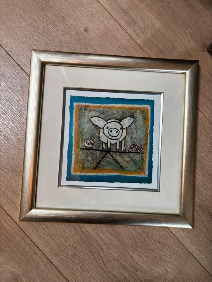 Hans Innemee - The Relativity of Balance - zeefdruk 1999, Antiek en Kunst, Kunst | Overige Kunst, Ophalen