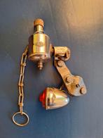 Antieke fietsdynamo, incl. achterlicht, merk Miller., Ophalen of Verzenden, Gebruikt, Overige typen, Overige merken
