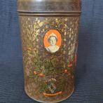 Vintage Herdenkingsblik Blik Geboorte Beatrix 1938, Ophalen of Verzenden, Gebruikt, Nederland, Servies