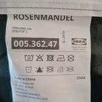 NIEUW Gordijn Rosenmandel grijs 130x300 (1stuk), Ophalen of Verzenden, Zo goed als nieuw, Grijs, 200 cm of meer