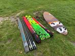 Complete windsurf set - Fanatic Gecko 135L, Severne Convert, Watersport en Boten, Windsurfen, Ophalen, 7 m² of meer, Met draagtas