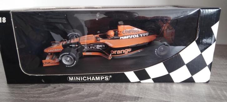 Jos Verstappen 1:18 Arrows Supertec A21 GP Canada 2000, Hobby en Vrije tijd, Modelauto's | 1:18, Zo goed als nieuw, Auto, MiniChamps