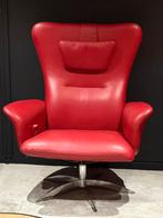 Prachtige Montel draaifauteuil met verstelbare rug, Huis en Inrichting, Ophalen, Luxe draaifauteuil, ., 75 tot 100 cm