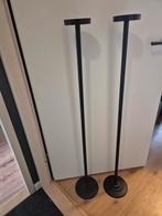 Kandelaars zwart 120 cm hoog, Huis en Inrichting, Woonaccessoires | Kandelaars en Kaarsen, Ophalen, Zwart, Zo goed als nieuw, Metaal