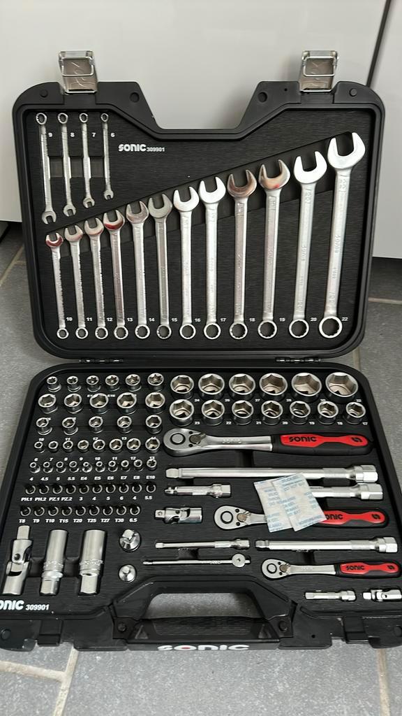 Sonic gereedschapset nieuw 300,-, Auto diversen, Autogereedschap, Zo goed als nieuw, Ophalen