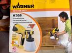 Wagner Vergspuit W 550 Nieuw in doos, Ophalen of Verzenden, Nieuw, Verfspuit of Verfpomp
