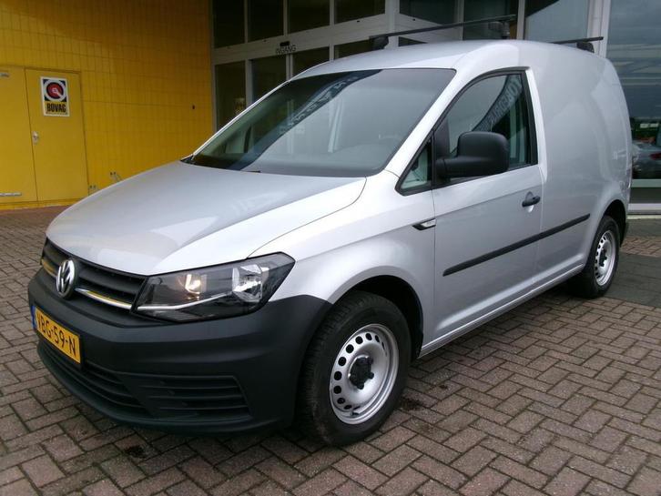 Volkswagen Caddy 2.0 TDI BMT 102PK, AIRCO, CR.CONTR, TREKHAA, Auto's, Bestelauto's, Bedrijf, Te koop, Airbags, Airconditioning