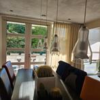 4x hanglamp, Gebruikt, 50 tot 75 cm, Ophalen of Verzenden, Glas