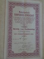 BVD Nederlandsch Turfcokes - Syndicaat. Arnhem 1905, Ophalen of Verzenden, 1920 tot 1950, Aandeel