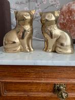 2 messing/koperen katten, Ophalen