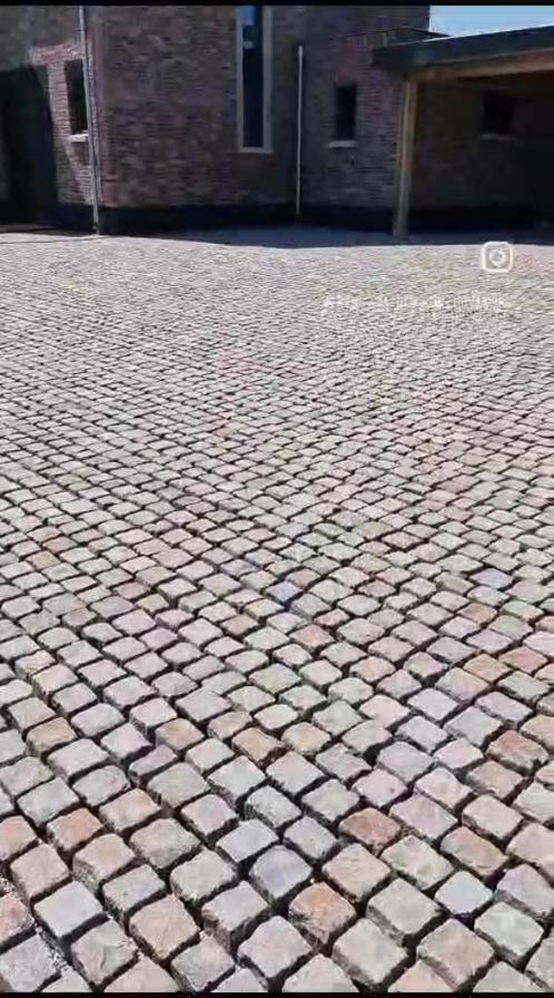 Kinderkoppen/Kasseien Melafier 9-11, Tuin en Terras, Tegels en Klinkers, Gebruikt, Overige typen, Natuursteen, 10 m² of meer, Ophalen