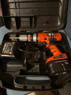 Black en decker boor/schroefmachine, Gebruikt, Variabele snelheid, Ophalen of Verzenden, Boor- en Schroefmachine