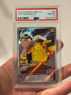 Pokemon - Captain Pikachu #0709 - GEM 1 - PSA 10, Ophalen of Verzenden, Zo goed als nieuw
