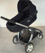 Zeer complete Stokke wandelwagen van newborn tot peuter, Zo goed als nieuw, Combiwagen, Verstelbare duwstang, Ophalen
