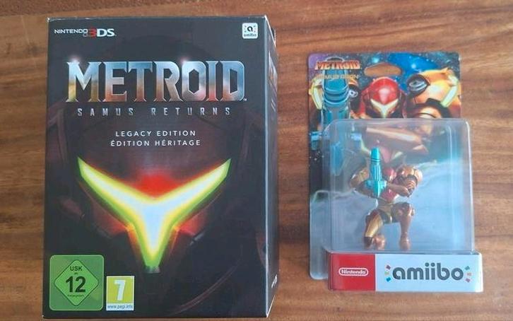 Metroid Samus Returns Legacy Edition + Metroid Amiibo Nieuw, Spelcomputers en Games, Games | Nintendo 2DS en 3DS, Nieuw, Avontuur en Actie