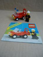 Lego set 6505 brandweer, commandant met auto met bouwboekje, Ophalen of Verzenden, Gebruikt