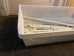 IKEA KOMPLEMENT manden + uittrekplank 100x58 cm wit, Ophalen, Gebruikt, 50 tot 100 cm, Minder dan 100 cm