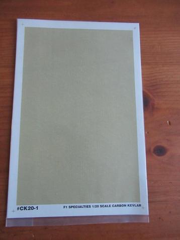Carbon Kevlar decal (F1 Specialties 1/20) beschikbaar voor biedingen