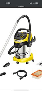 Karcher water/droog stof zuiger te huur, Doe-het-zelf en Verbouw, Reinigingsmachines, Ophalen of Verzenden, Zo goed als nieuw