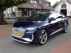 Audi Q4 Sportback e-tron 50 quattro S-LINE Competition 77 kW, Auto's, Automaat, Zwart, Blauw, Leder