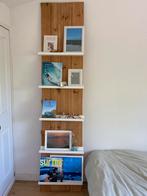 Wandrek hout natuurlijk voor tijdschriften of accessoires, Huis en Inrichting, Woonaccessoires | Wandplanken en Boekenplanken