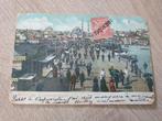Constantinople le pont de Galata Istanbul Turkye, Ophalen of Verzenden, Voor 1920