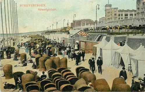 (300-423-057) Scheveningen Strandgezicht, Verzamelen, Ansichtkaarten | Nederland, Zuid-Holland, Verzenden
